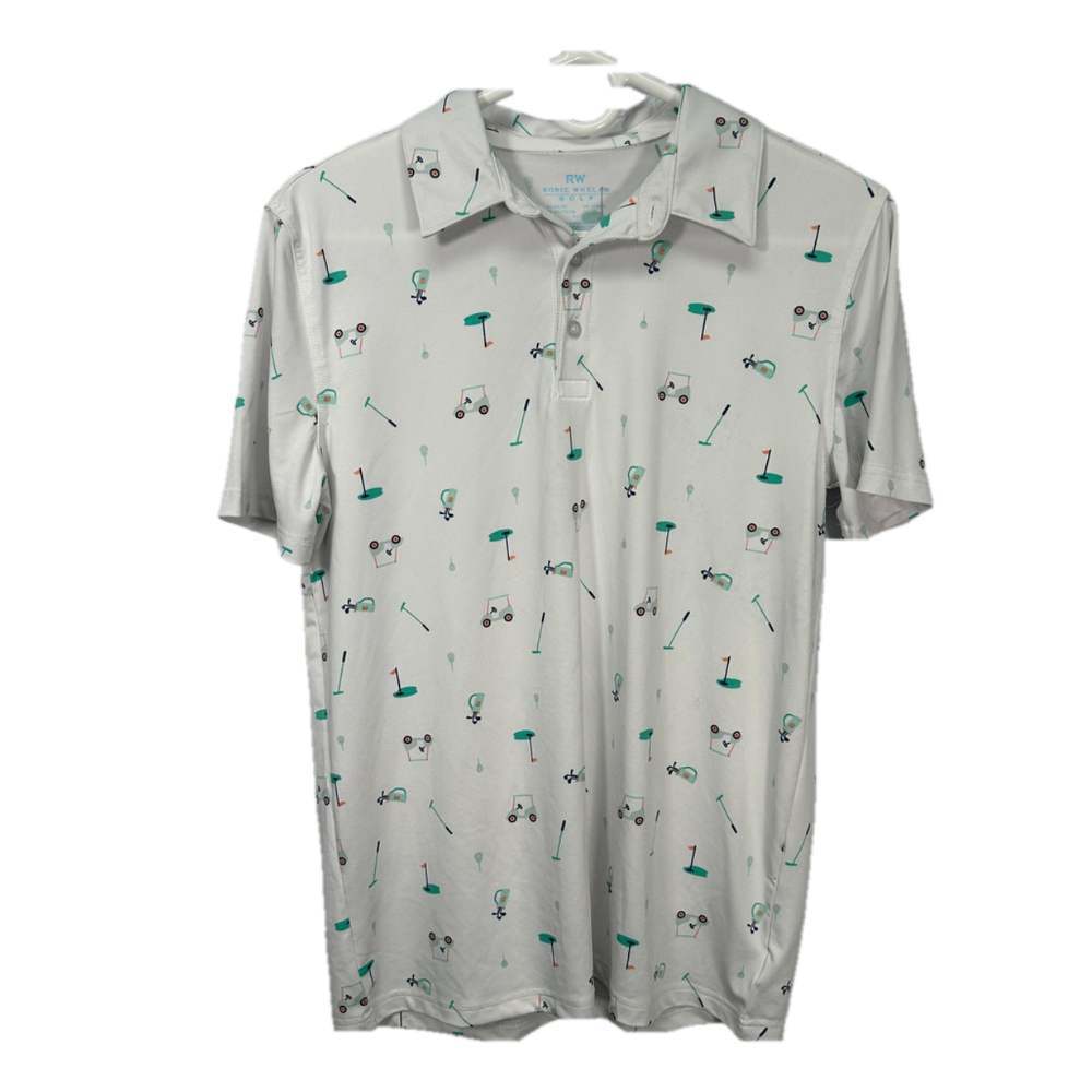 Rorie Whelan Golf Carts Polo T-shirt‎ XXL